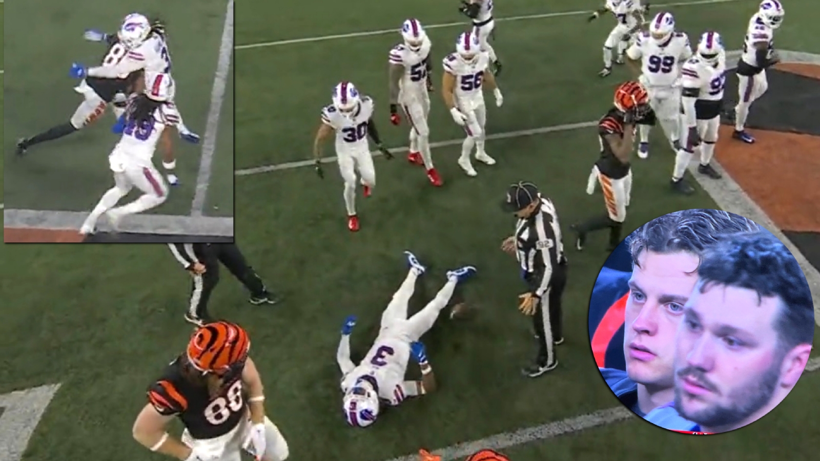 NFL - Tragedia Hamlin: malore in campo durante Bengals-Bills, ora